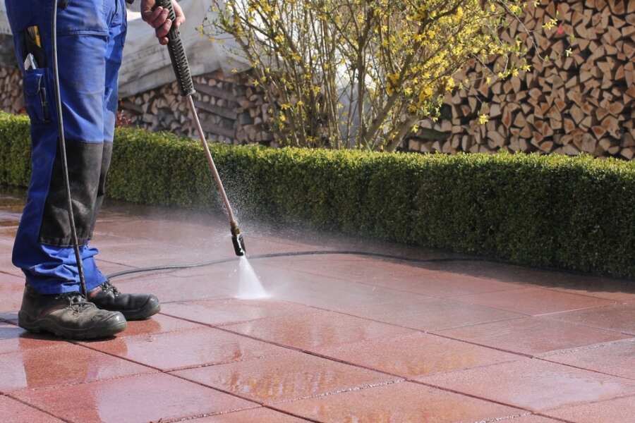 Pressure washing