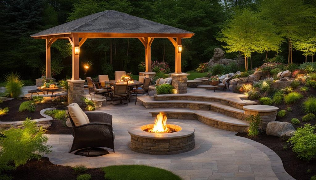 Outdoor space transformation