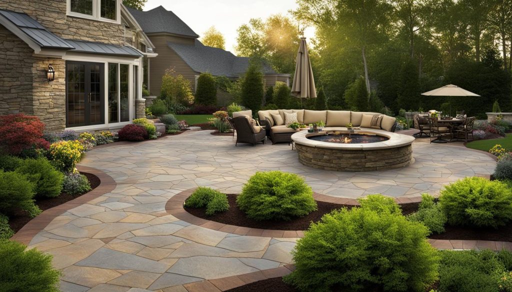 Choosing between interlocking and flagstone.