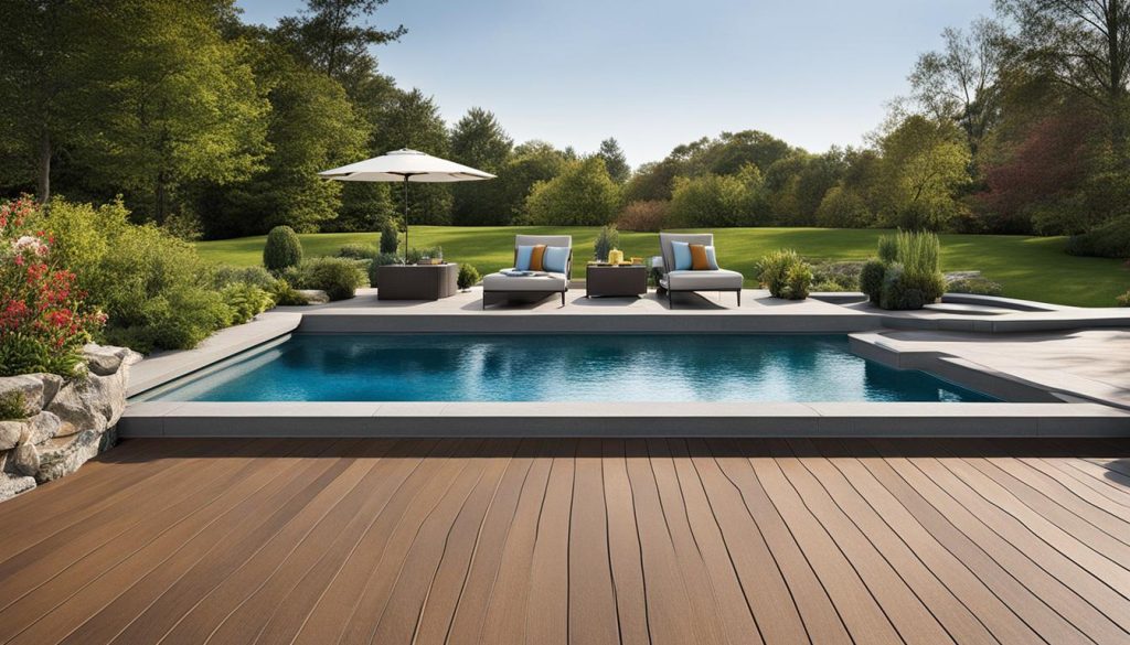 Durable materials for long-lasting pool decks