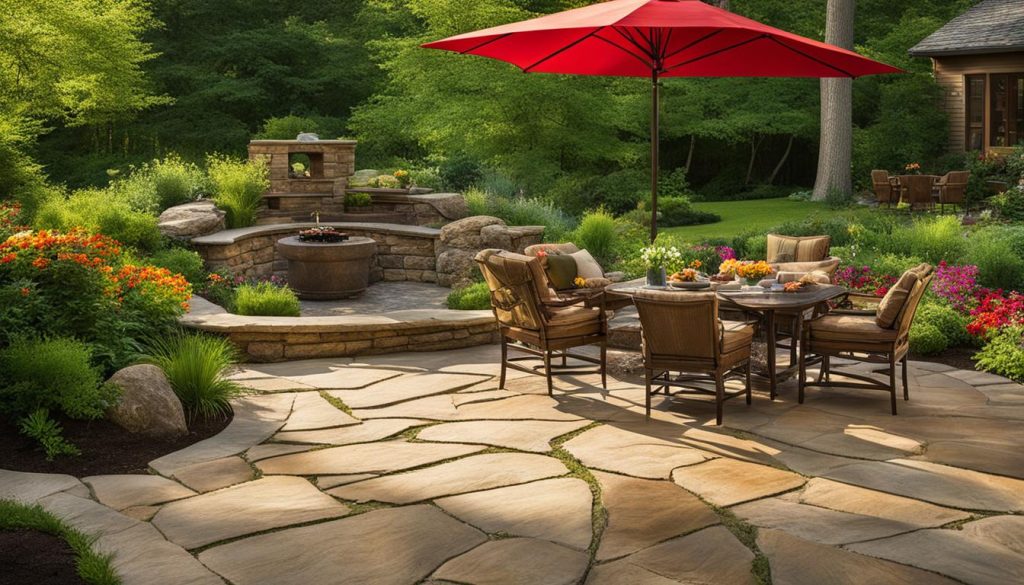 Flagstone Landscaping Design