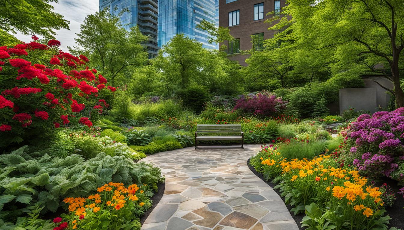 Flagstone walkways