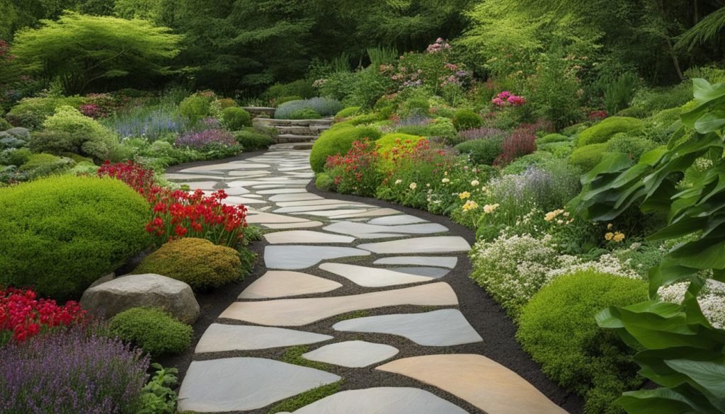 designing safe flagstone pathway