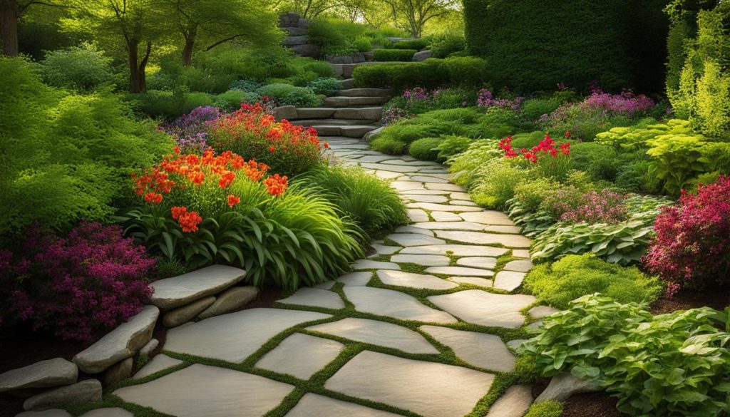 flagstone walkway in Toronto