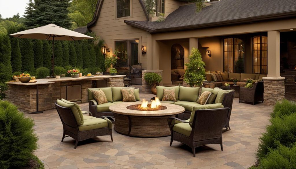 interlocking pavers patio design