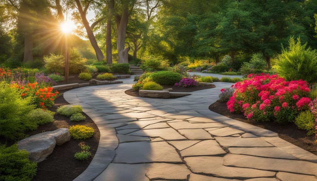 seasonal safety for interlocking, flagstone
