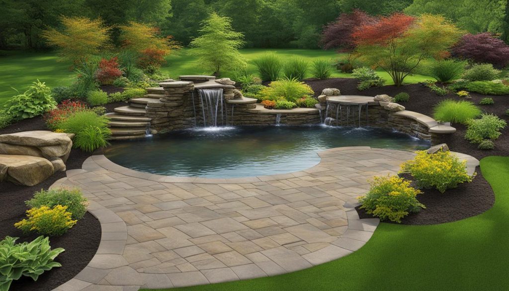 Interlocking design for water features