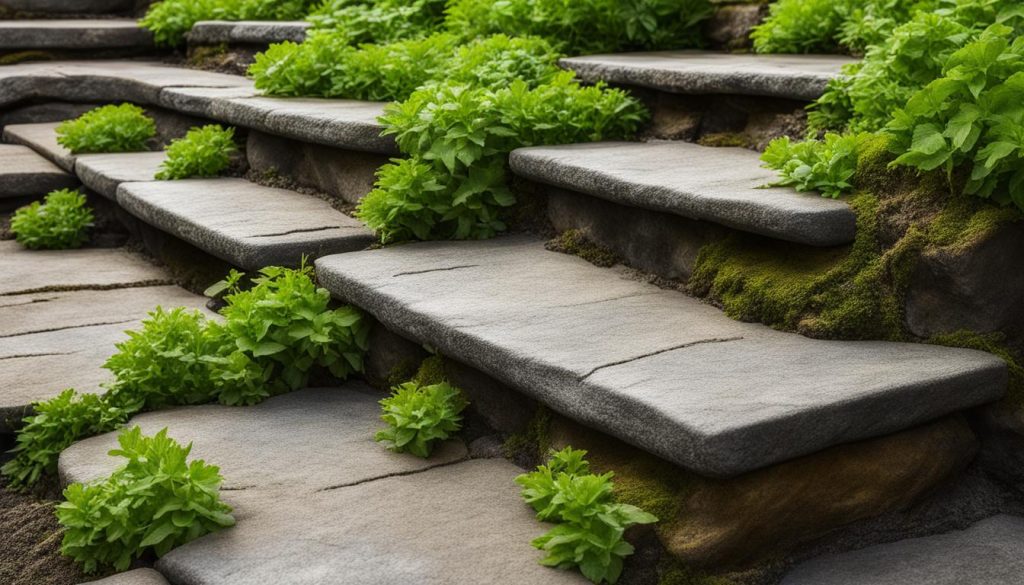 Maintenance of Interlocking and Flagstone Steps