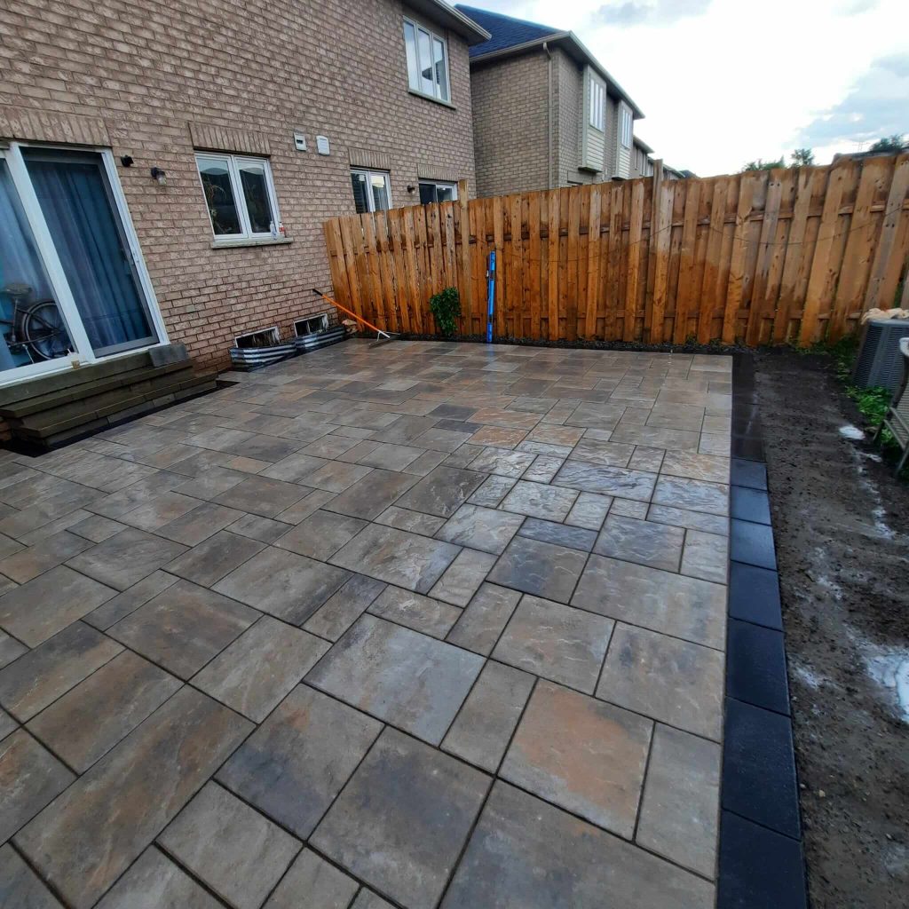 Backyard interlocking services Toronto