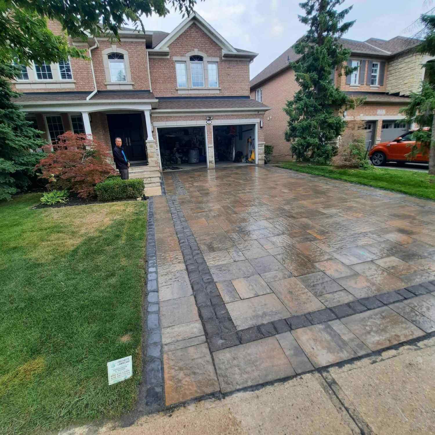 Driveway interlocking design