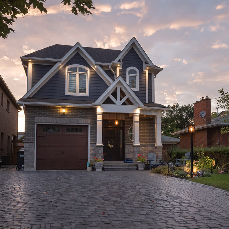 Driveway interlocking installation Toronto