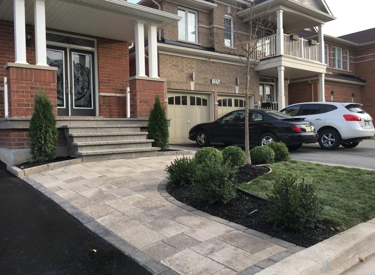 Walkway interlocking installation Toronto